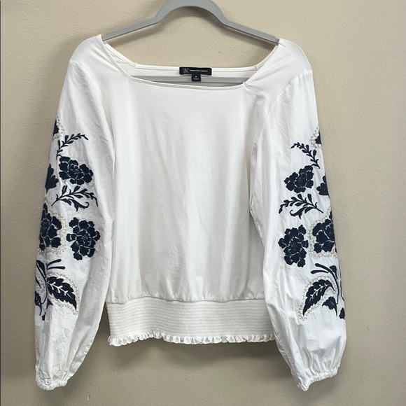 INC Long Puff Sleeve Women’s Top SzM - Picture 1 of 6
